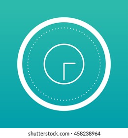 Clock icon vector