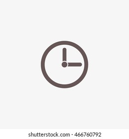 clock icon vector