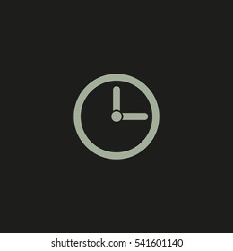 clock icon vector