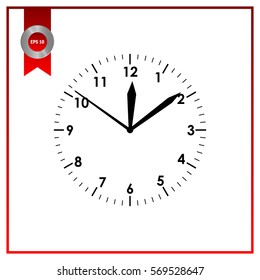 Clock icon , vector