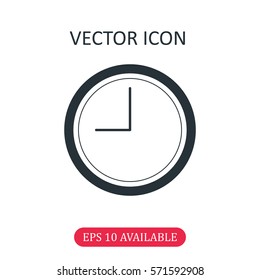 Clock icon vector