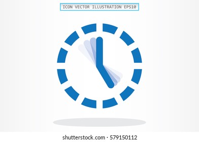 Clock Icon Vector 