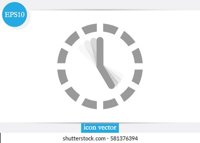 Clock Icon Vector 