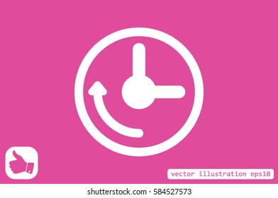 Clock Icon Vector 