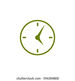 Clock Icon Vector.