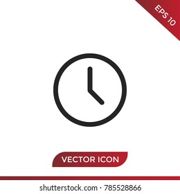 Clock icon vector