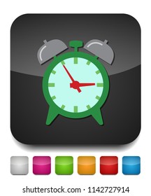 Clock Icon, Vector Alarm Icon, Timer Symbol