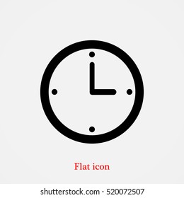 clock icon vector best flat icon  EPS