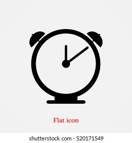 clock icon, vector best flat icon, EPS