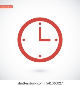 clock icon vector best flat icon  EPS