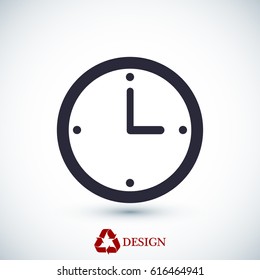 clock icon vector best flat icon  EPS