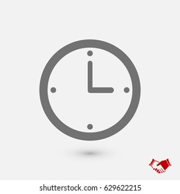 clock icon vector best flat icon  EPS