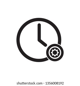 clock icon vector collection illustrator