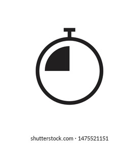 Clock icon vector design illustration logo  template