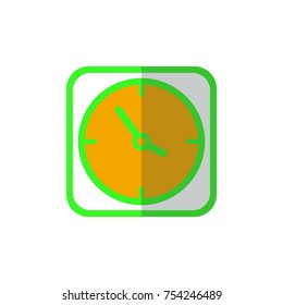 Clock icon vector design illustration