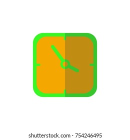 Clock icon vector design illustration