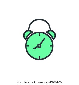 Clock icon vector design illustration