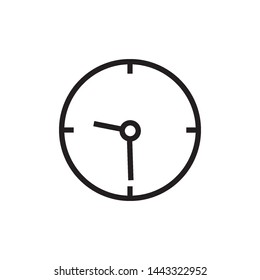 clock icon vector design template