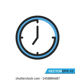clock icon vector design template