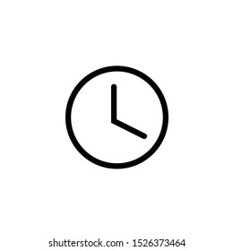 clock icon vector design template 