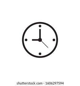 clock icon vector design template