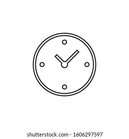 clock icon vector design template