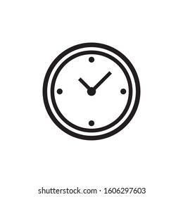 clock icon vector design template