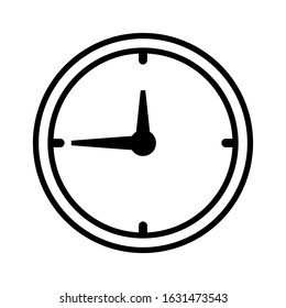 clock icon vector design template