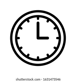 clock icon vector design template