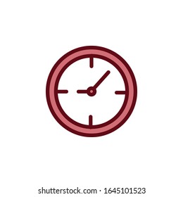 Clock icon vector design template