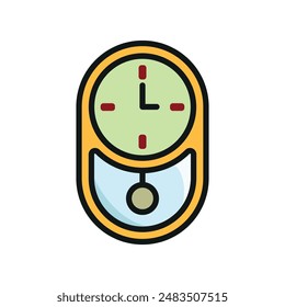clock icon vector design template elegant style