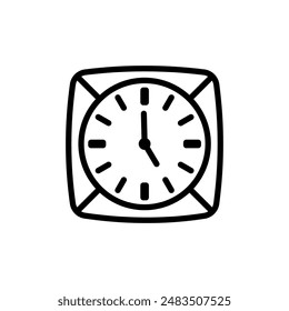 clock icon vector design template elegant style