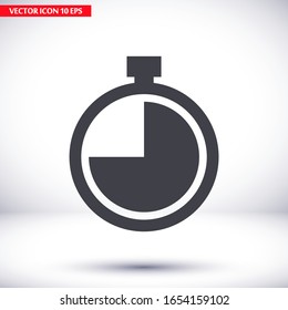 clock icon. Vector Eps 10 . illustration best clock Design Flat