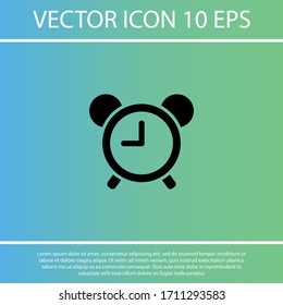 clock icon. Vector  Eps 10 . illustration best clock  Design Flat
