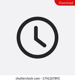 Clock icon vector eps 10