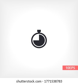 clock icon. Vector  Eps 10 . illustration best clock  Design Flat