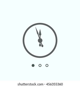 Clock Icon, vector, icon flat