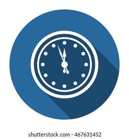 clock Icon, vector, icon flat