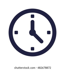 Clock Icon, vector, icon flat