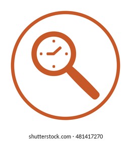 Clock  Icon ,vector. Flat design.
