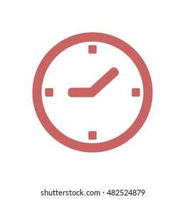 Clock  Icon ,vector. Flat design.