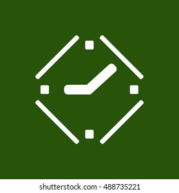 Clock  Icon ,vector. Flat design.