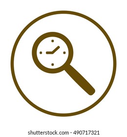 Clock  Icon ,vector. Flat design.