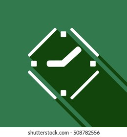 Clock  Icon ,vector. Flat design.