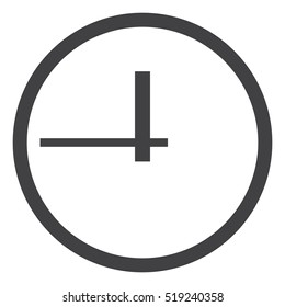 Clock Icon Vector flat design style