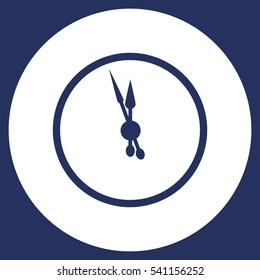 Clock Icon Vector flat design style