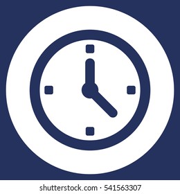 Clock Icon, vector flat design style