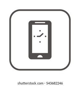 Clock  Icon ,vector. Flat design.