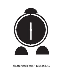 clock icon vector glyph style