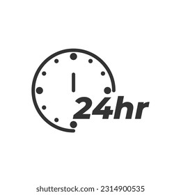 clock icon vector with hour and minute handle in eps 10 format. Time interface for the countdown and management of time